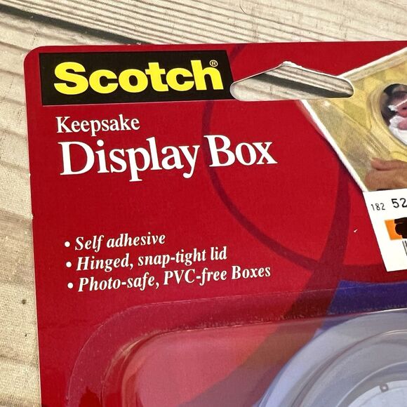 Scotch Keepsake Display Box Oval Photo Safe Craft/Scrapbook Lot of 10 (2/Pk) NOS - Picture 5 of 7